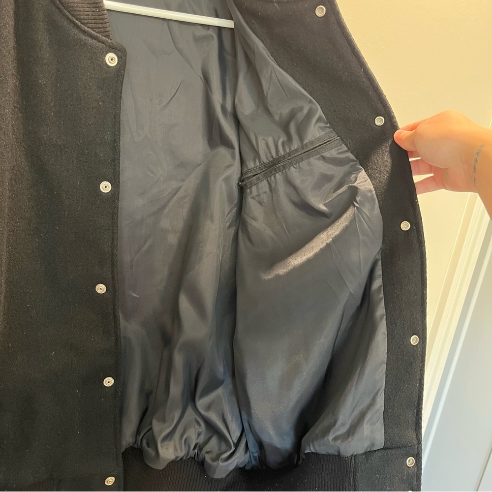 Vintage Columbia Pictures Varsity Wool/Leather Jacket - Picture 4 of 8